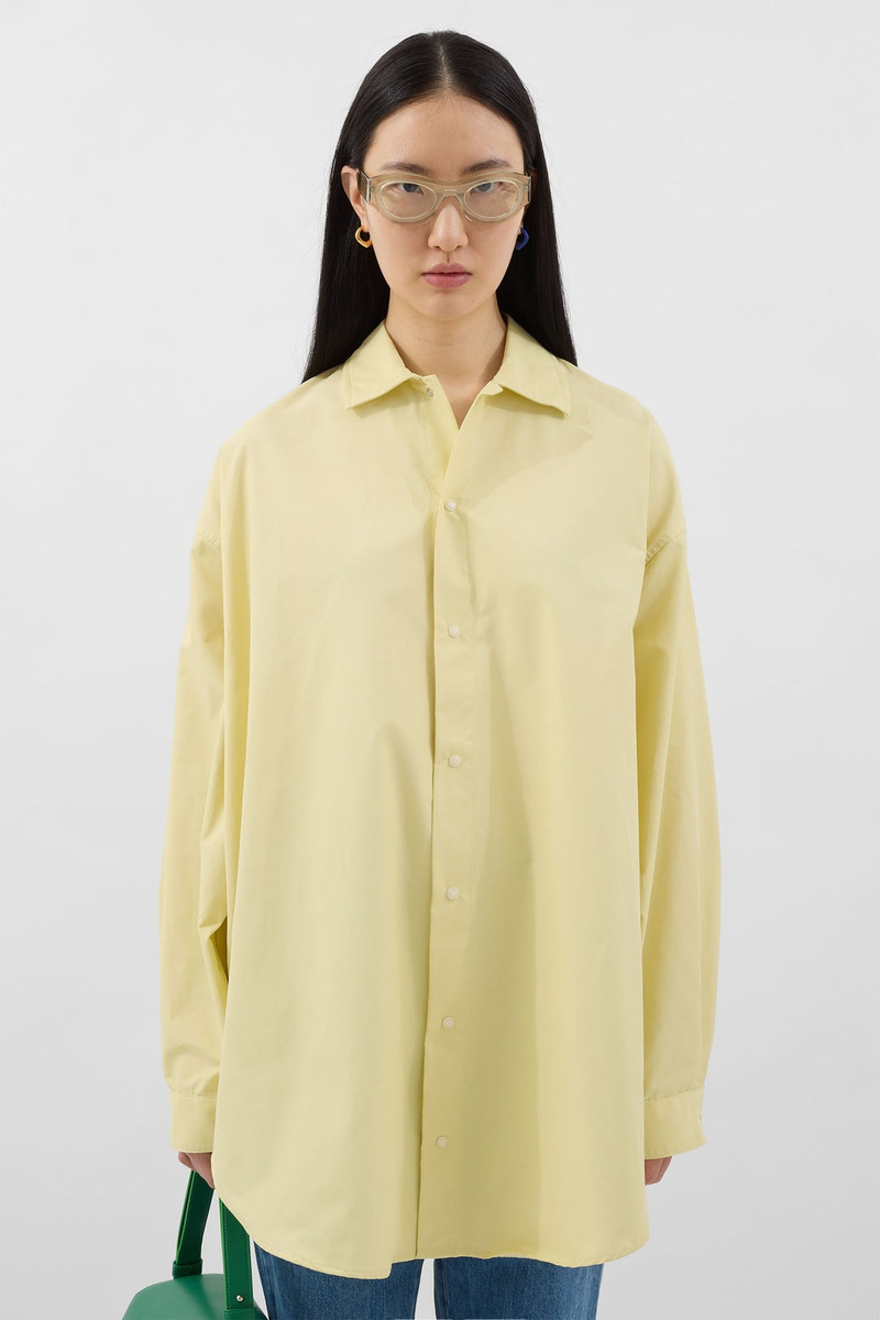 MEGA OVER SHIRT / light yellow 1
