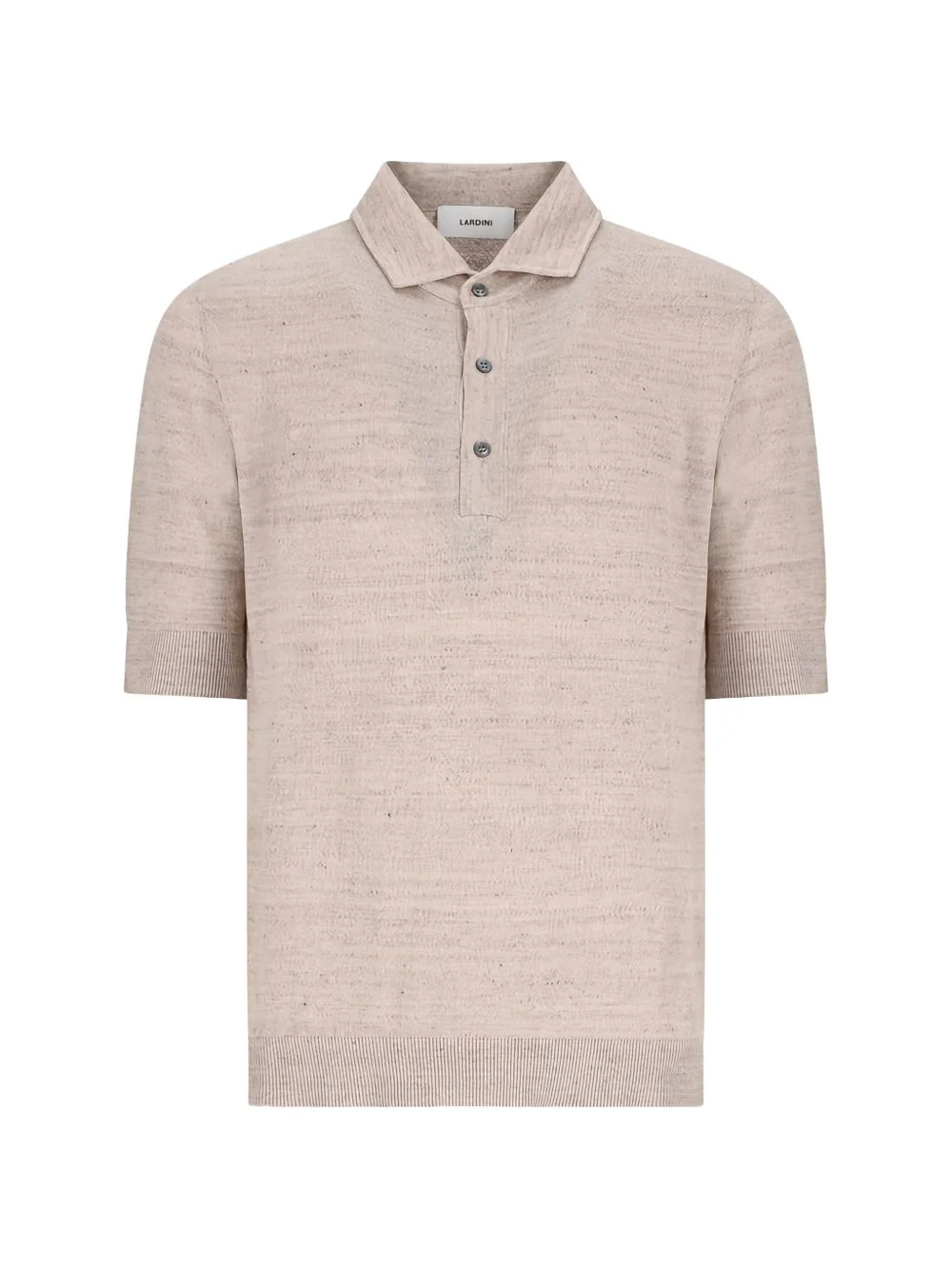 buttoned short-sleeve polo shirt - 1