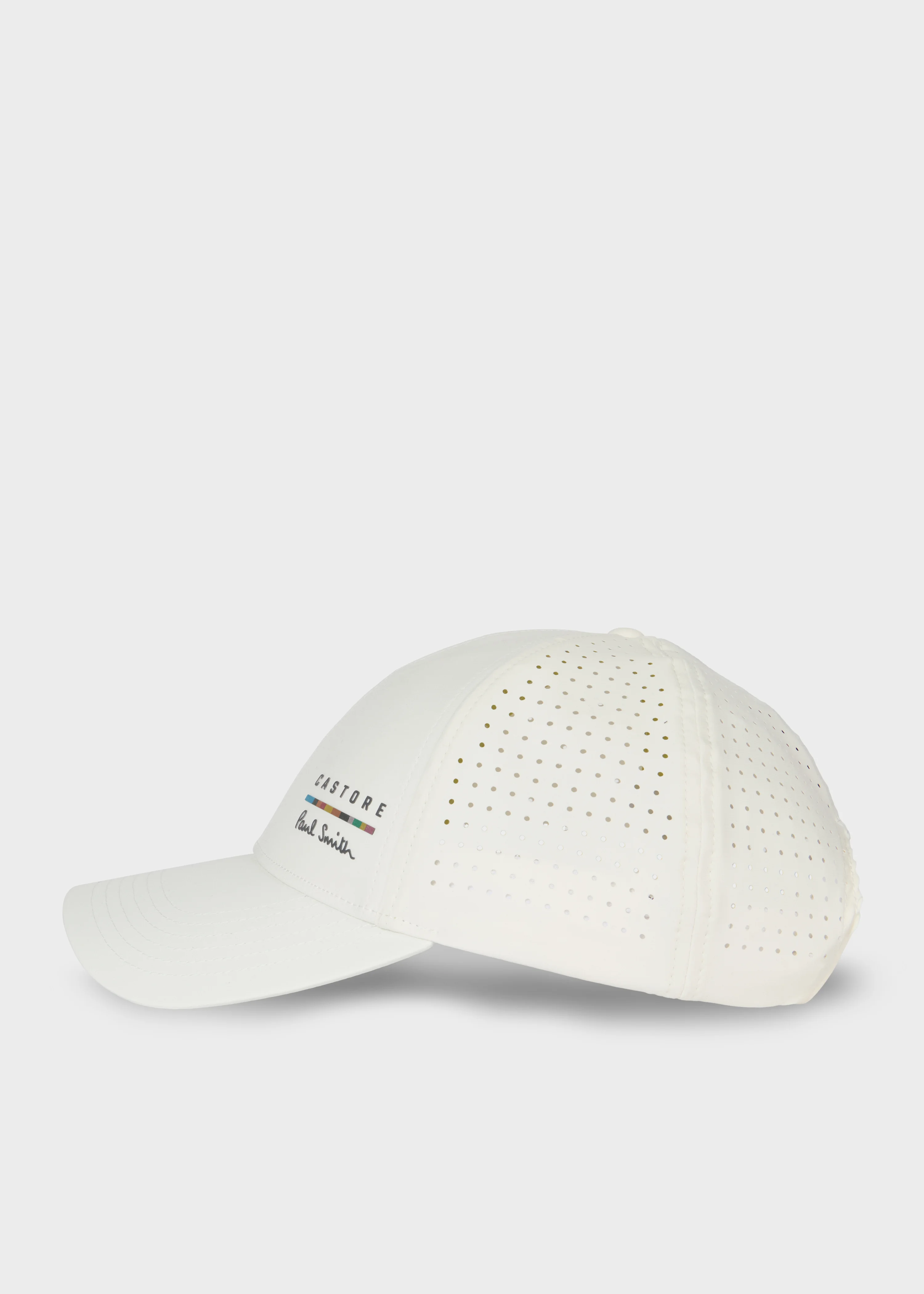 Paul Smith + Castore - White Technical Cap - 1