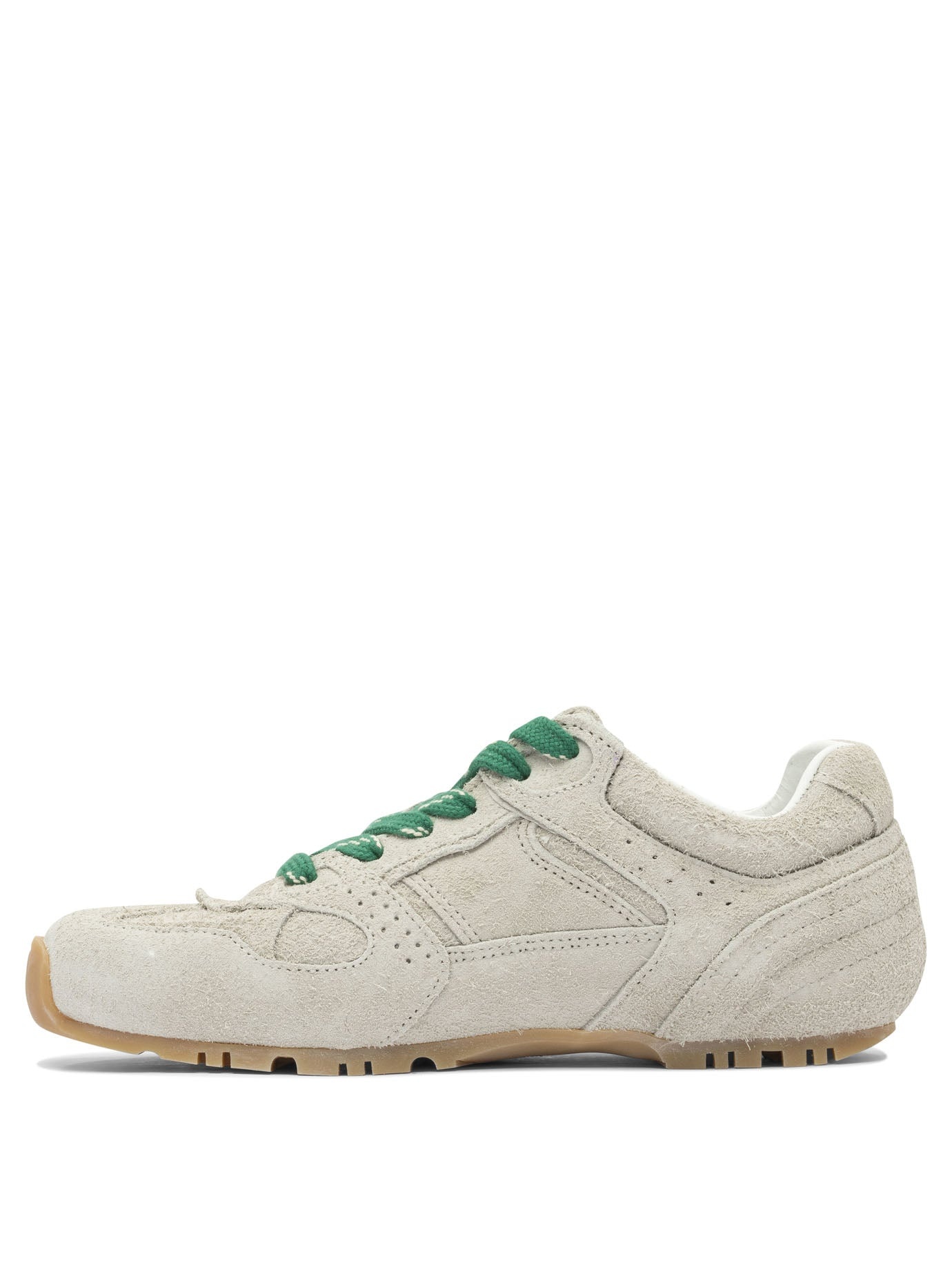 Alohas - Alohas Tb.56 Suede Fuzzy Light Grey Leather Sneakers - 3