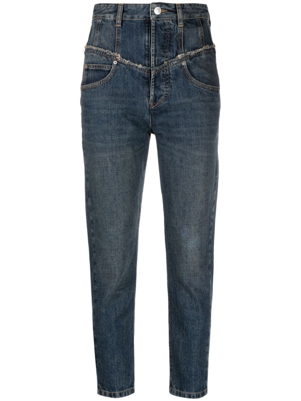 Oliviani high-rise skinny-leg jeans - 1