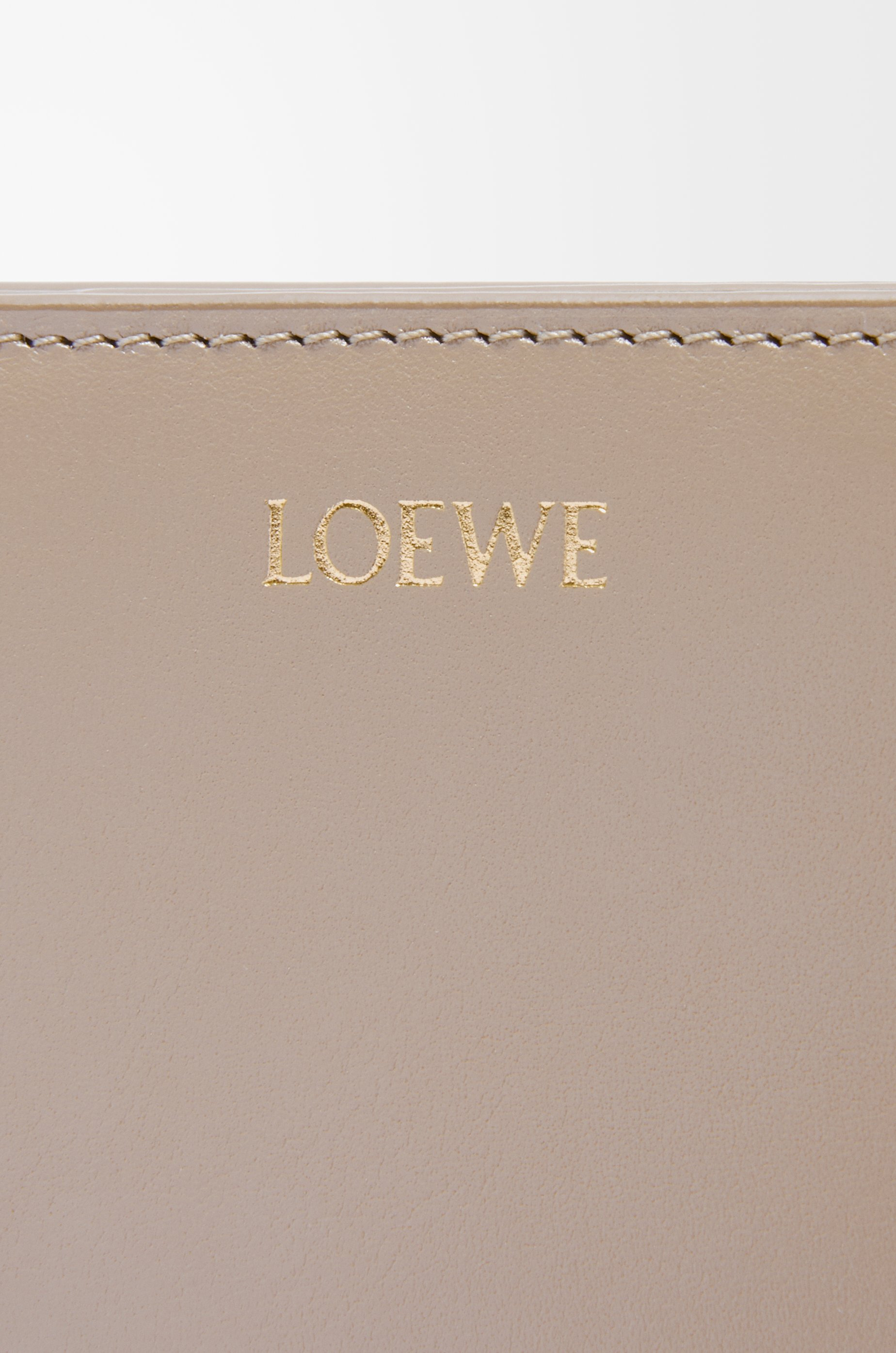 Knot compact wallet in shiny nappa calfskin - 5