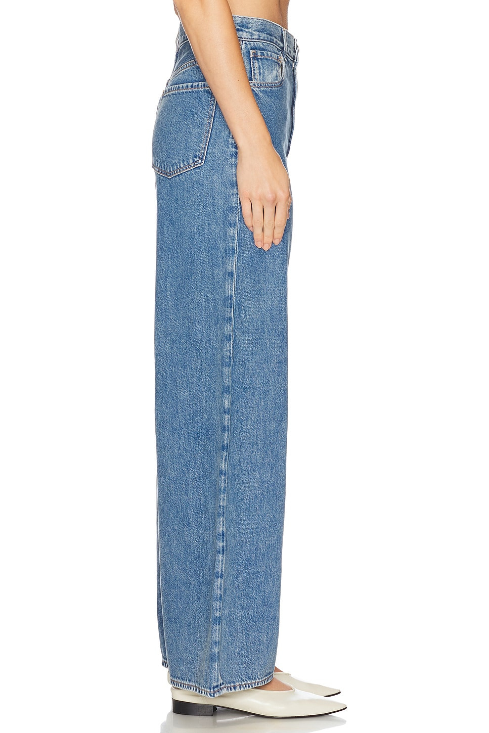 High Waist Wide Leg Jean - 3