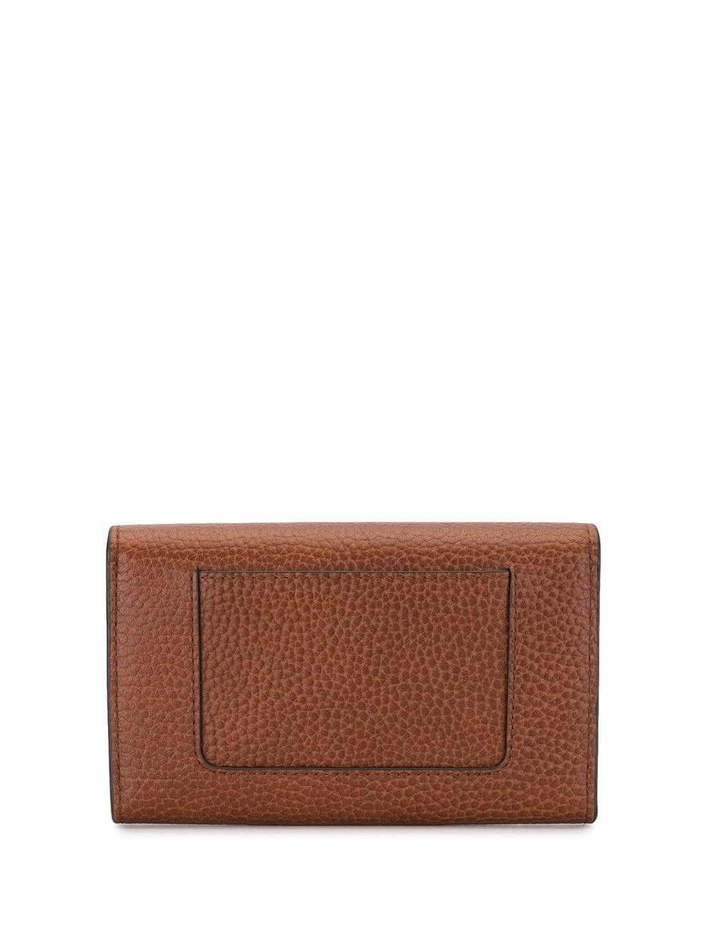 grained texture wallet - 2