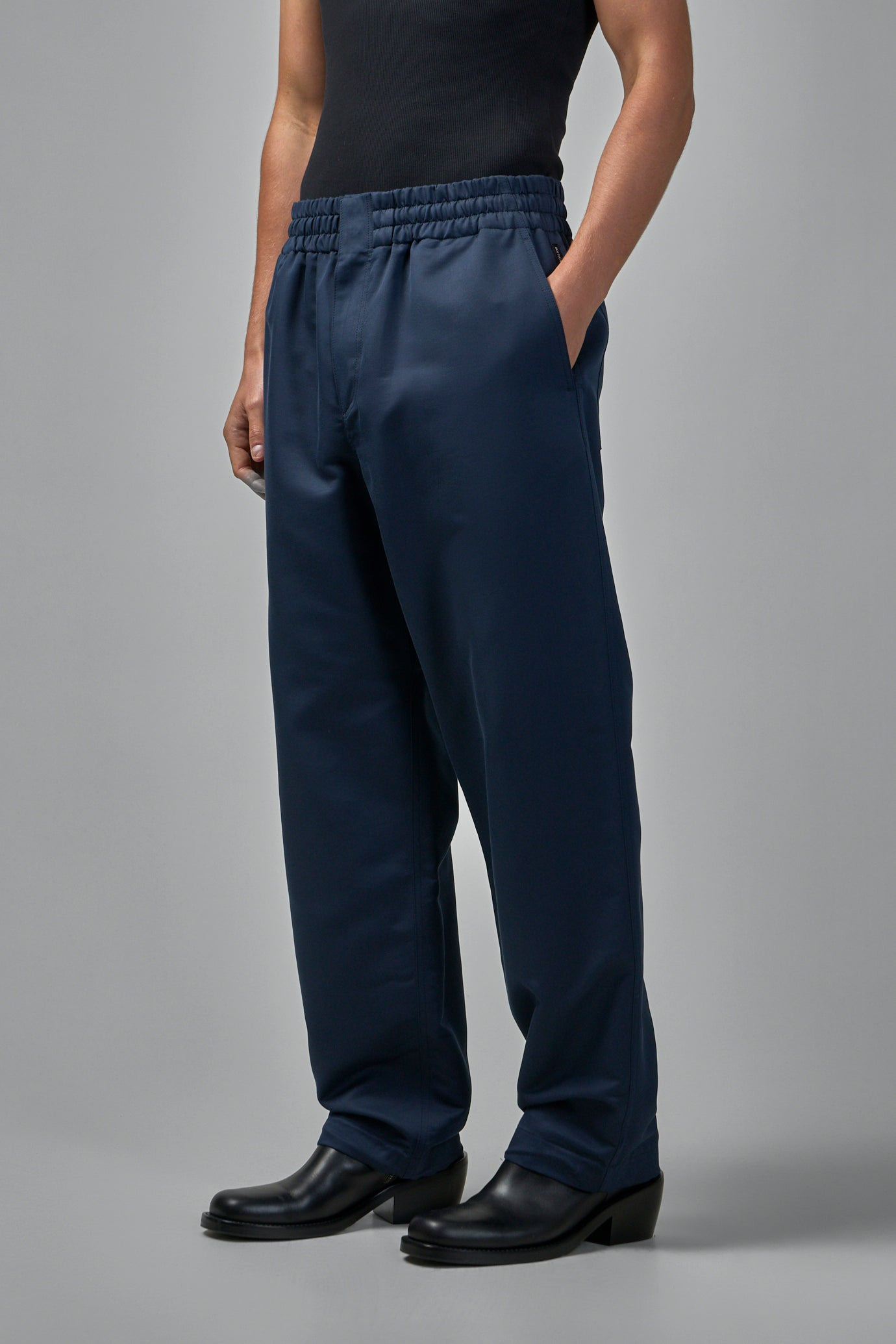 Silk Cotton Twill Trouser - 4