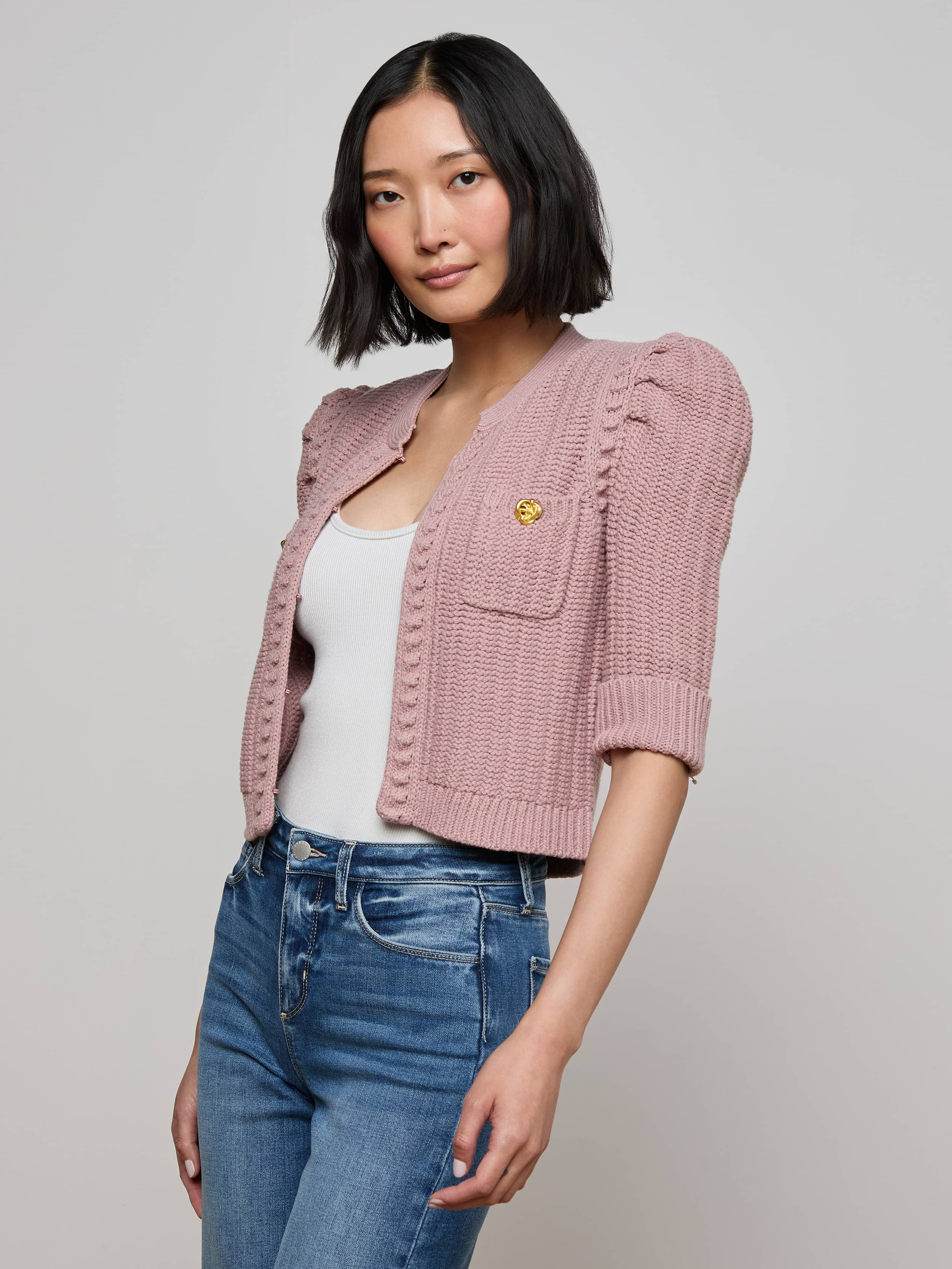 Delilah Cropped Cardigan - 3