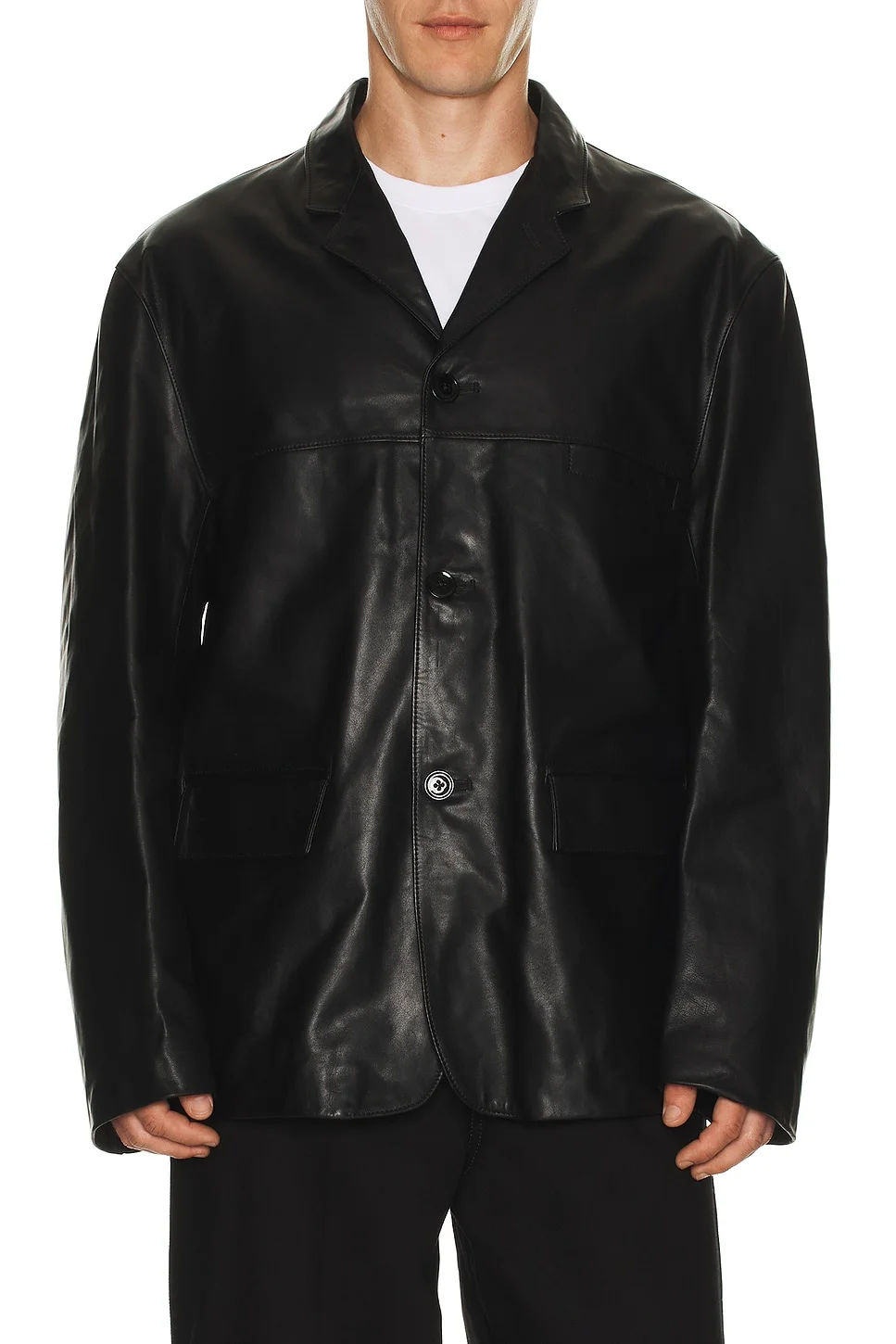 Nappa Lamb Leather Sb Jacket - 1