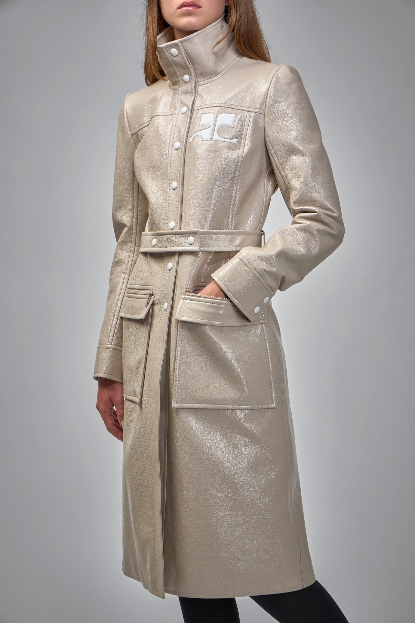 Reedition Vinyl Trench Coat - 4