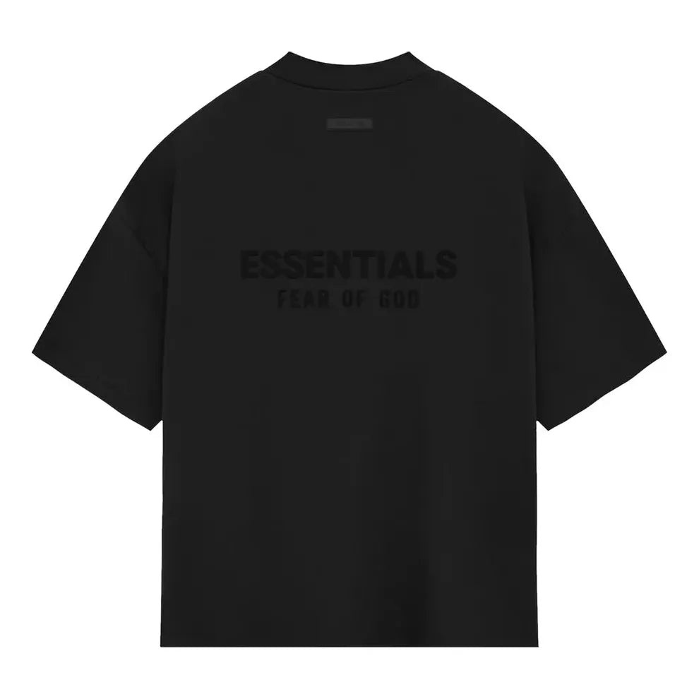 Fear of God Essentials SS24 V Neck T-Shirt 'Jet Black' 125SP244214F - 2