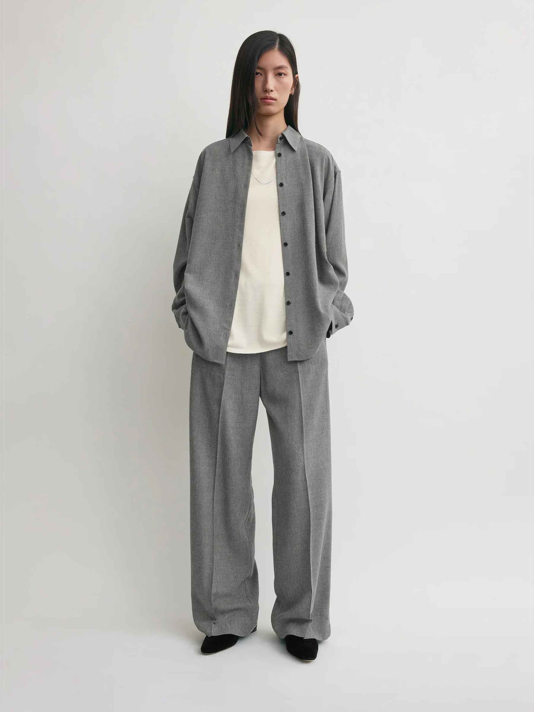 OVERSIZE PLAIN SHIRT - 2