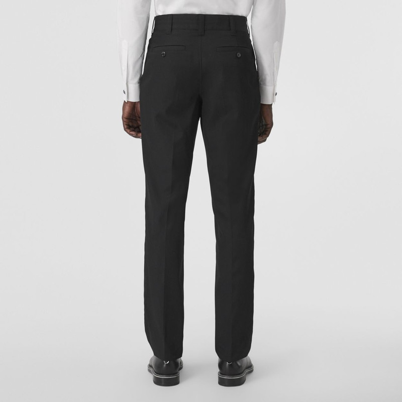 Technical Wool Cropped Tailored Trousers 4