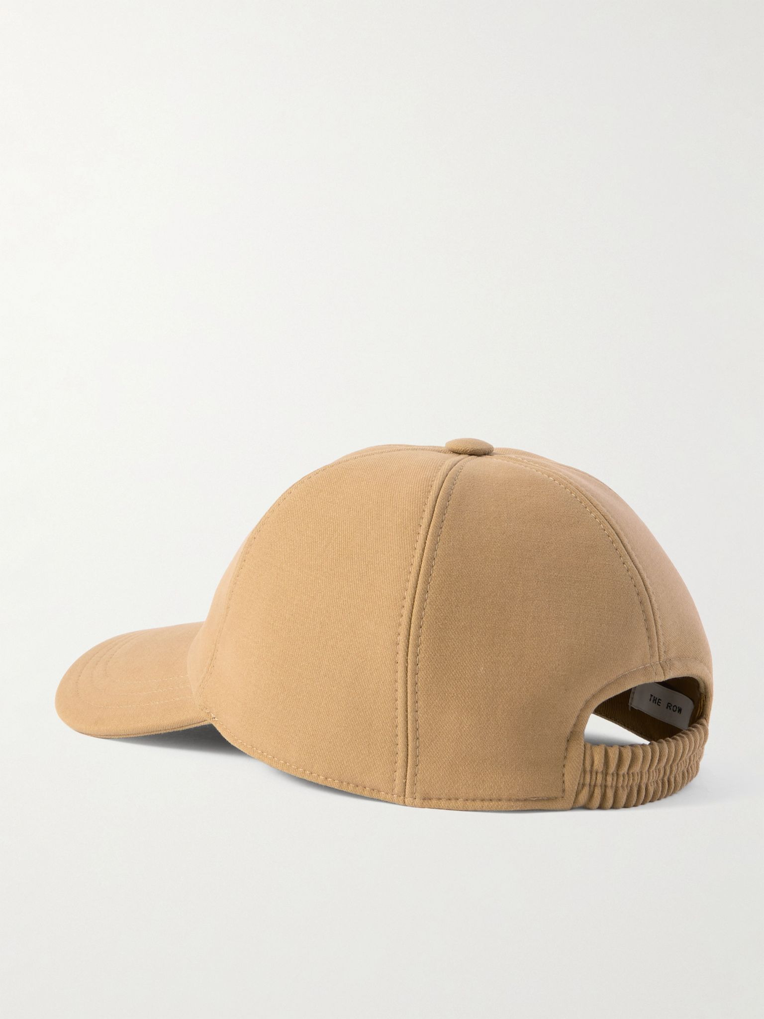 Caspian cotton and cashmere-blend baseball cap Beige - 3