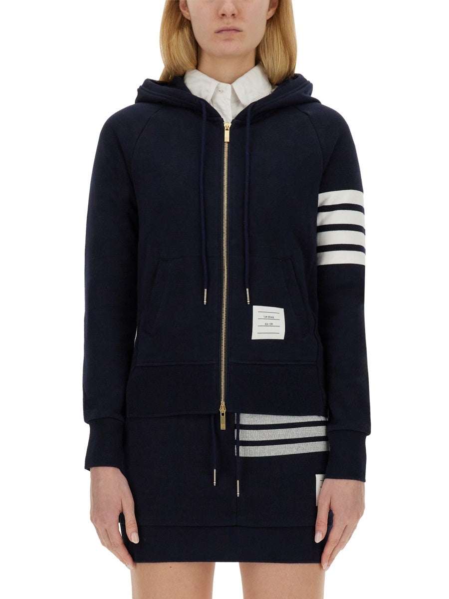 Thom Browne Women Zipper Hoodie - 1