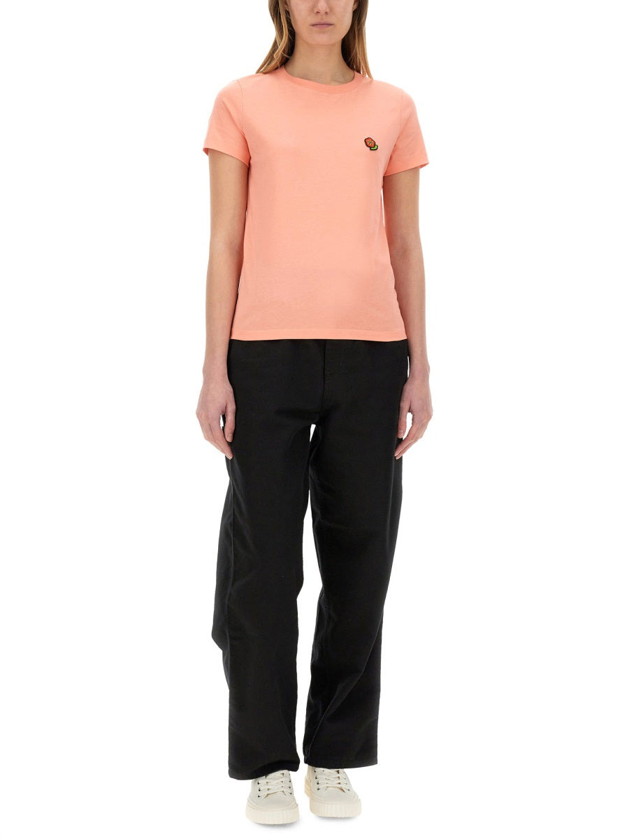 Kenzo Women T-Shirt With "Pop" Embroidery - 2