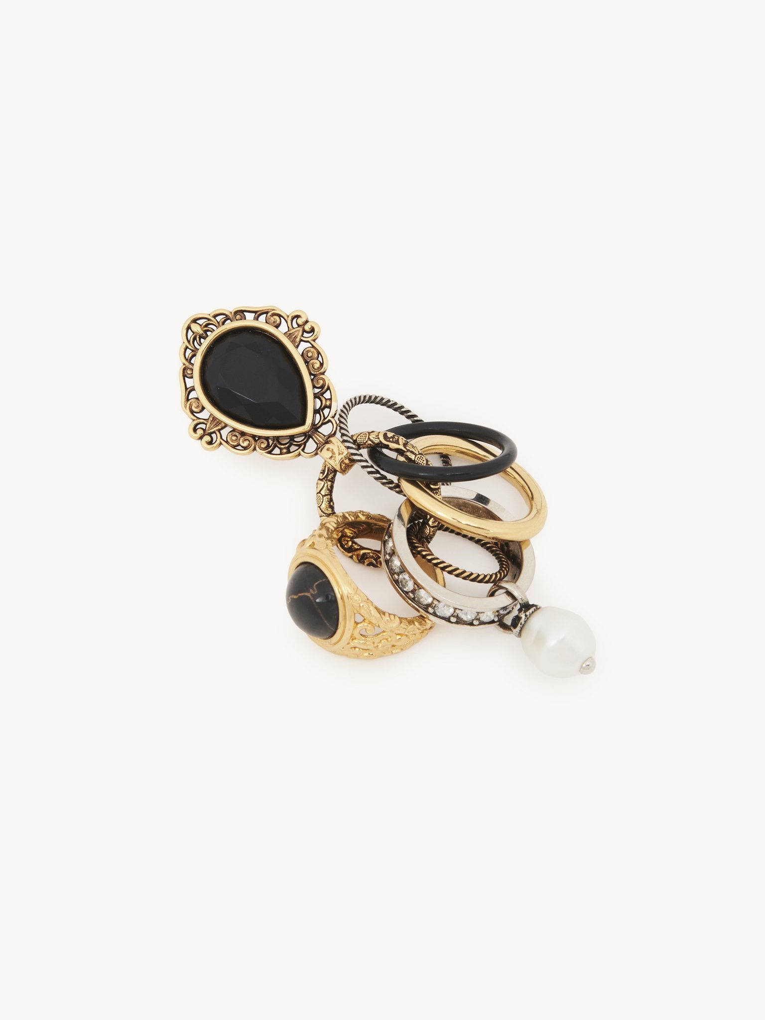 THE CHLOÉ ANTIQUE PEARLS EARRINGS - 3