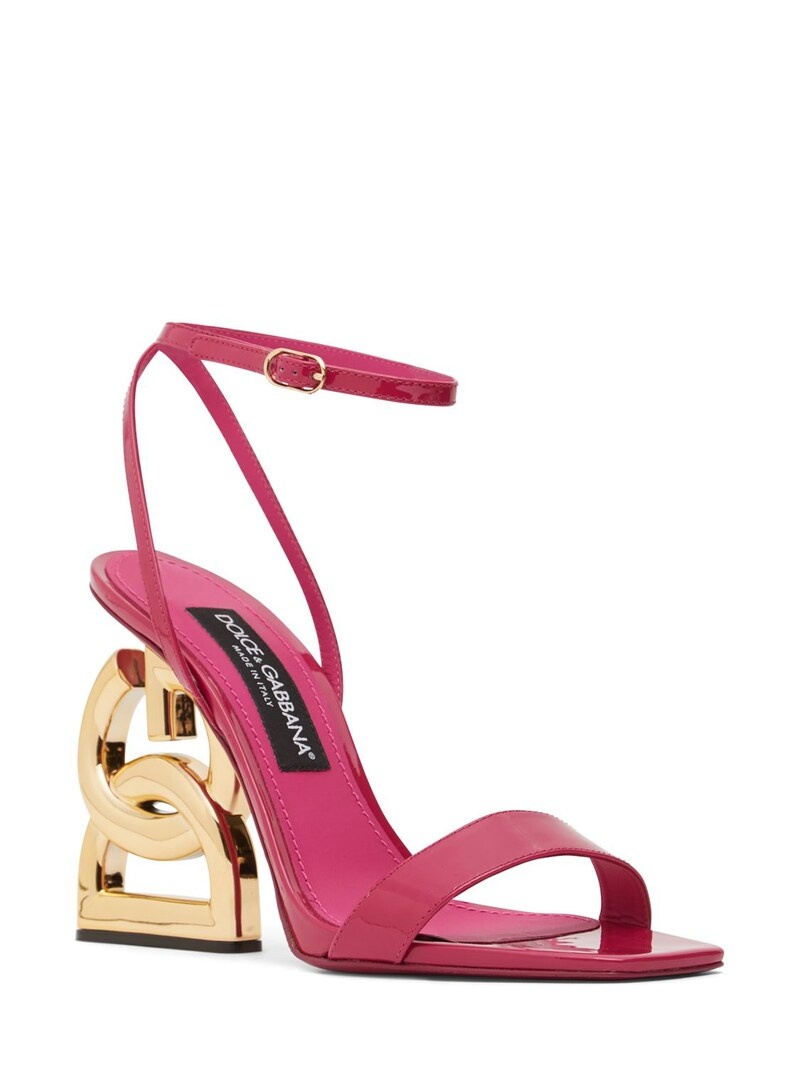 105mm Keira patent leather sandals - 2