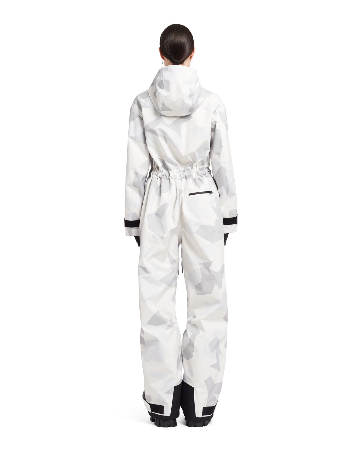 Camouflage print technical fabric ski suit - 4