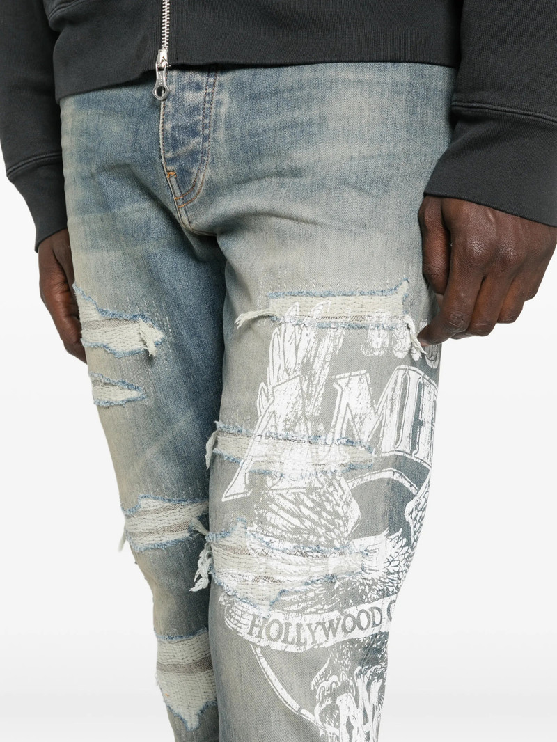 AMIRI Amiri Ripped Print Jeans outlook