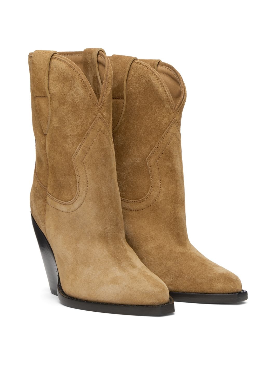 Tan Leyane Low Boots - 4