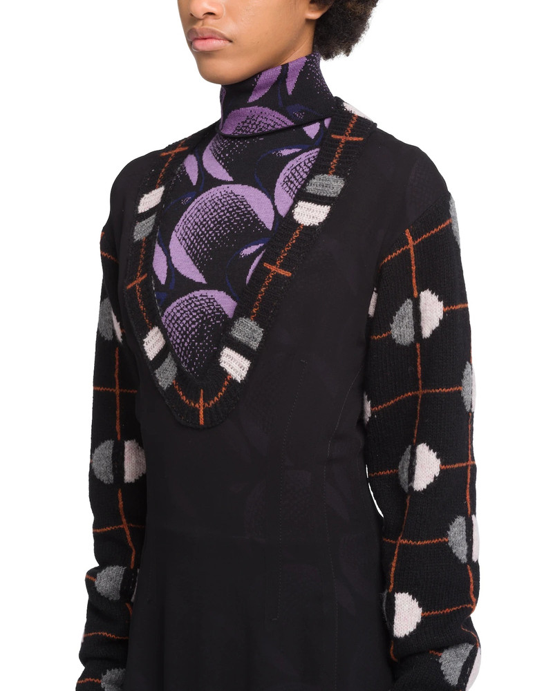 Sablé 드레스 와 jacquard 세부사항 5