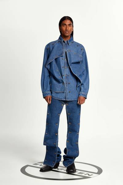 Y/Project Classic Button Panel Denim Shirt outlook