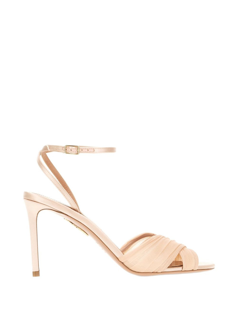 ruched-strap sandals 1