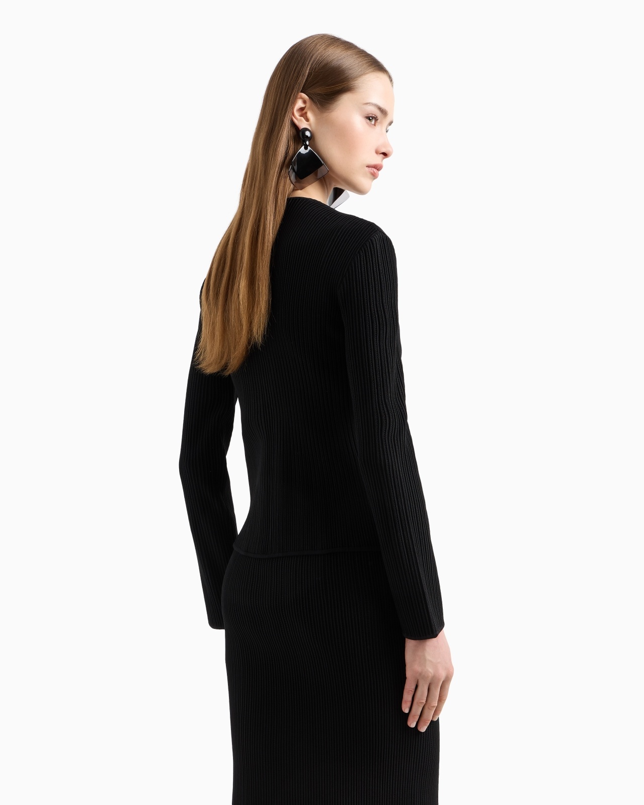 PERFORATED OTTOMAN FABRIC JACKET - 3