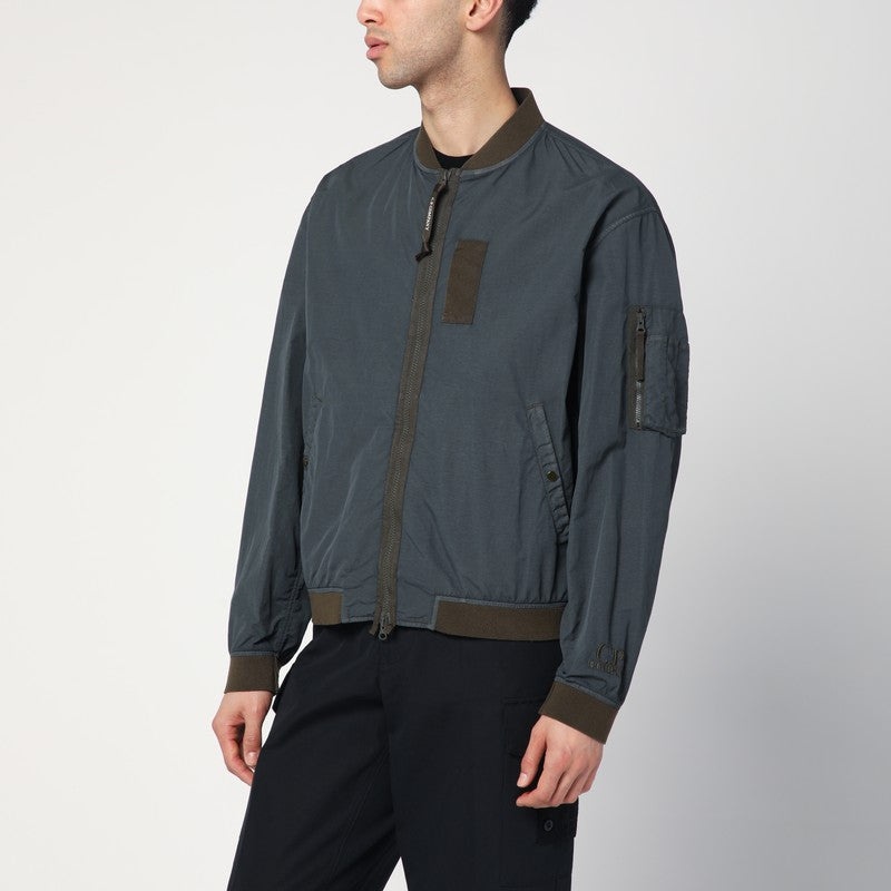 C.P. Company Light grey bomber jacket with zip - 1