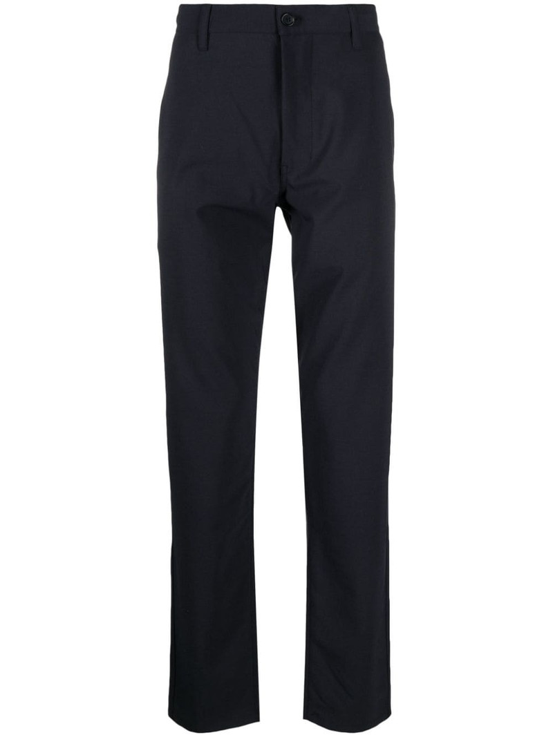 button-fastening tailored trousers 1
