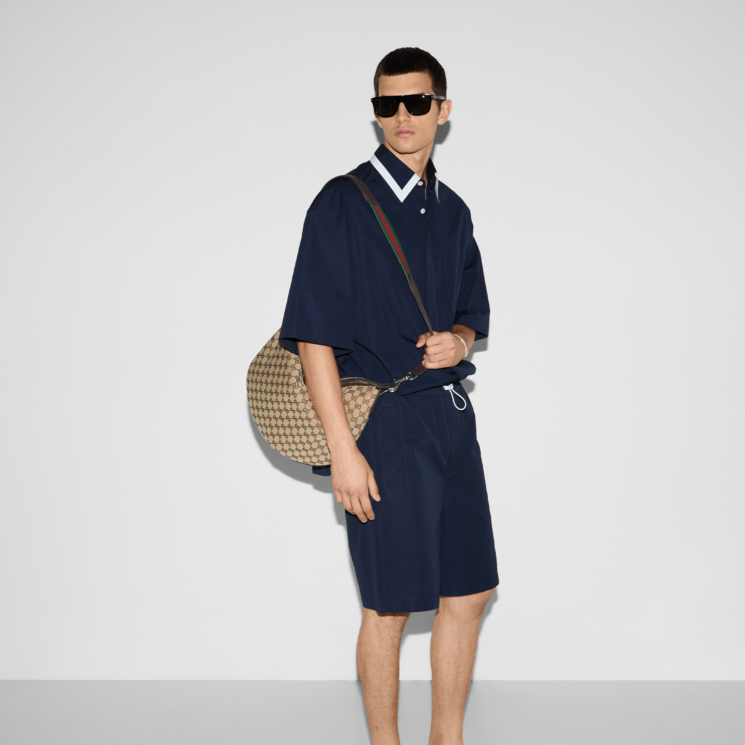 Cotton poplin shorts - 6