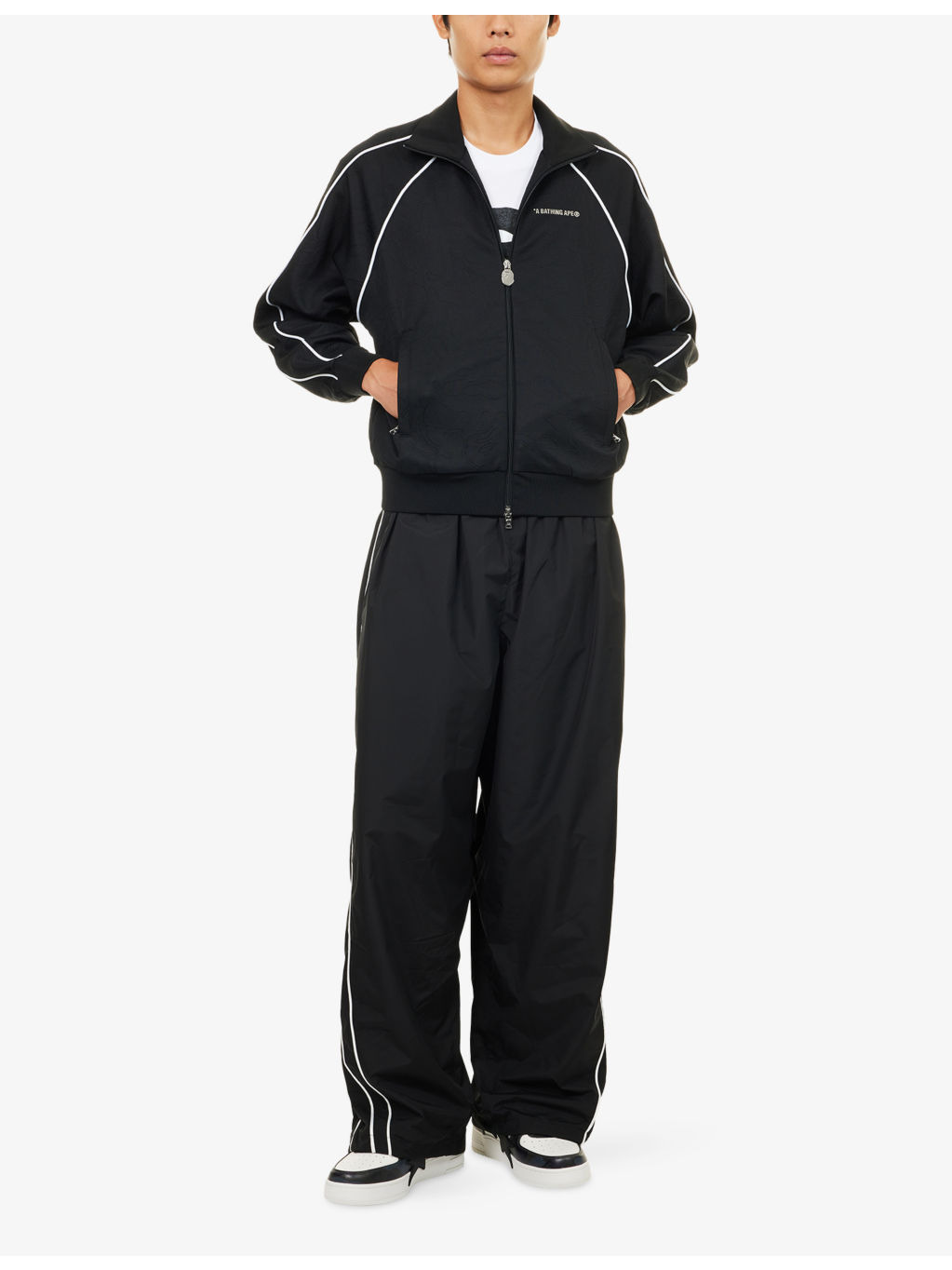Line Camo Stretch-Woven Track Jacket - 2