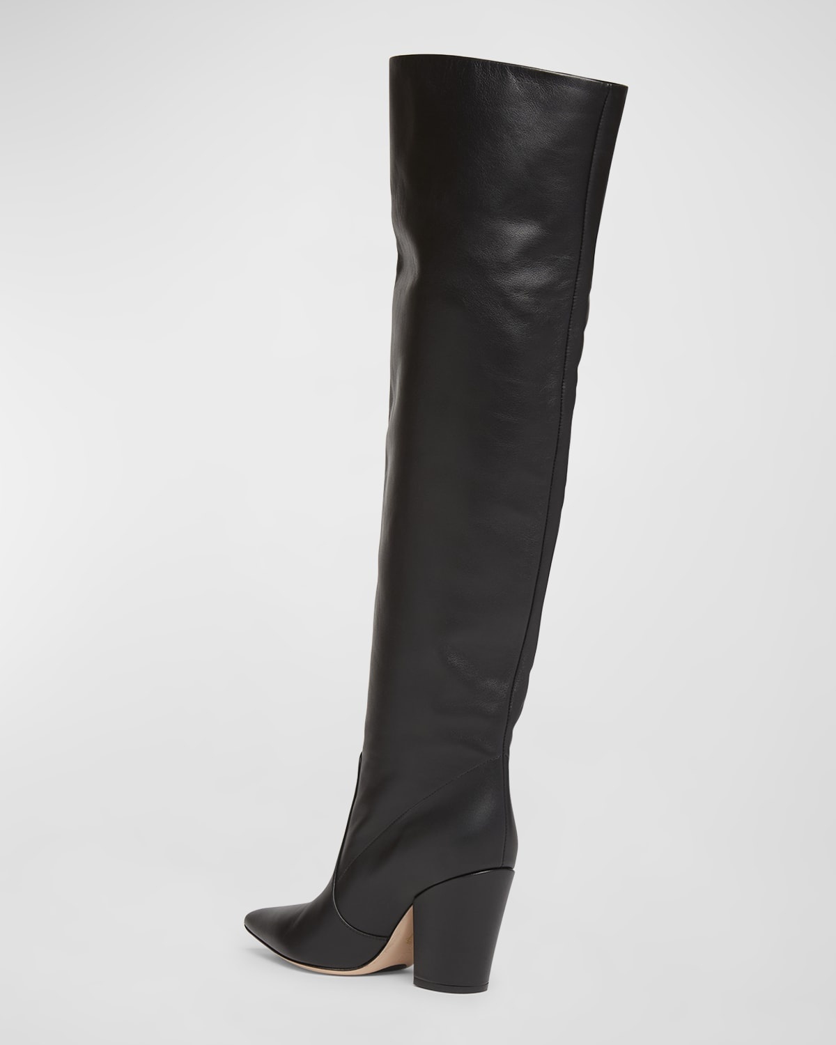 Calfskin Leather Over-The-Knee Boots - 3