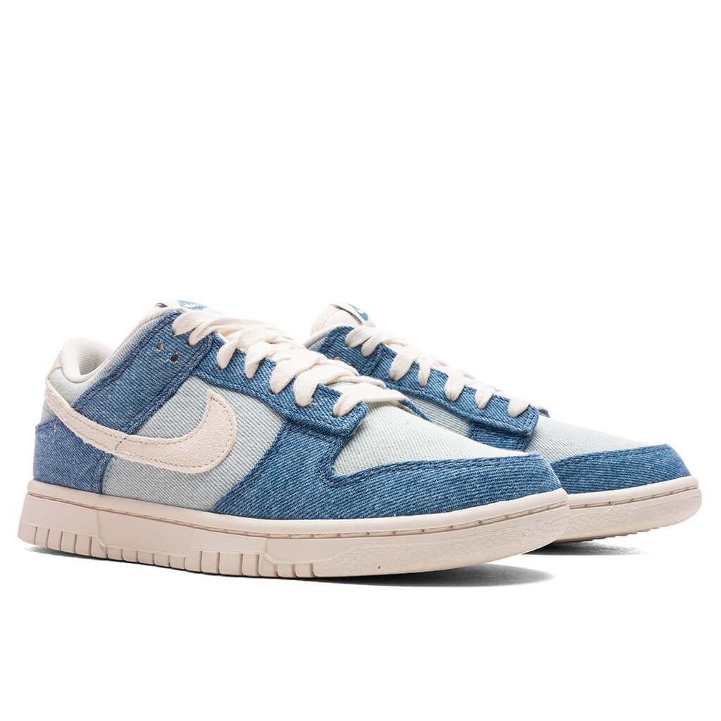 WOMEN'S DUNK LOW - SMOKEY BLUE/PALE IVORY/DENIM TURQ/OCHRE - 2