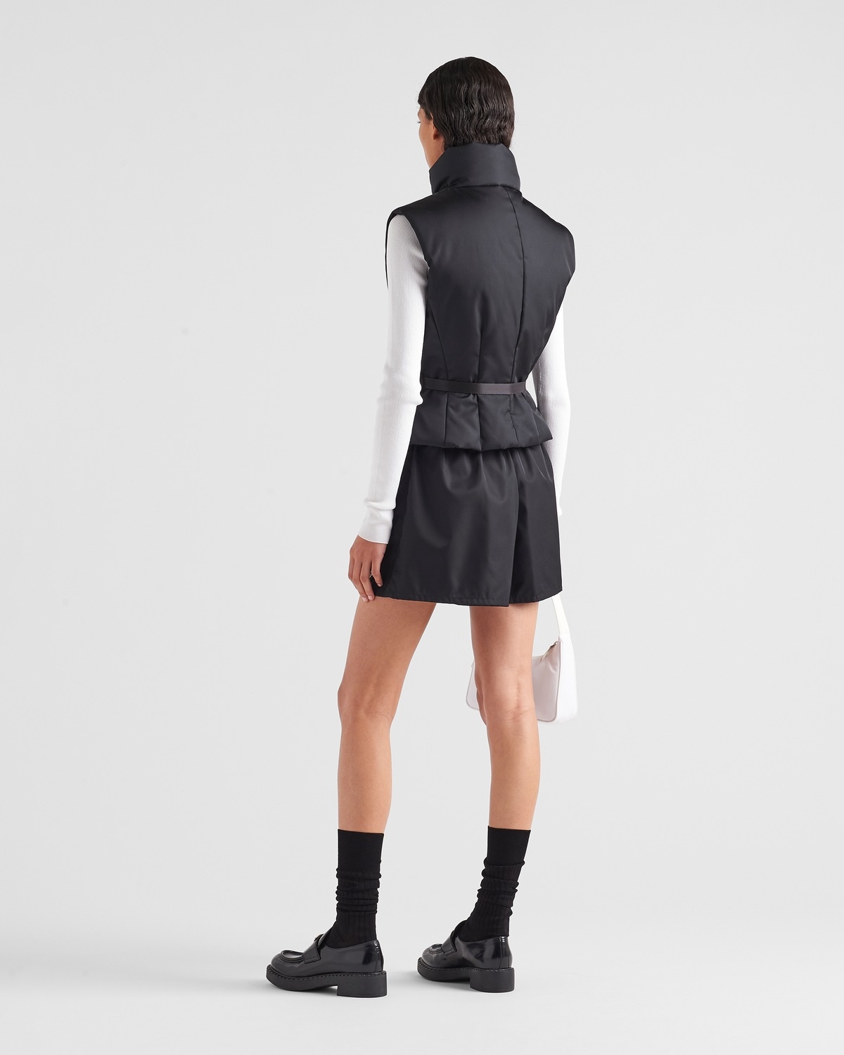 Re-Nylon down vest - 5