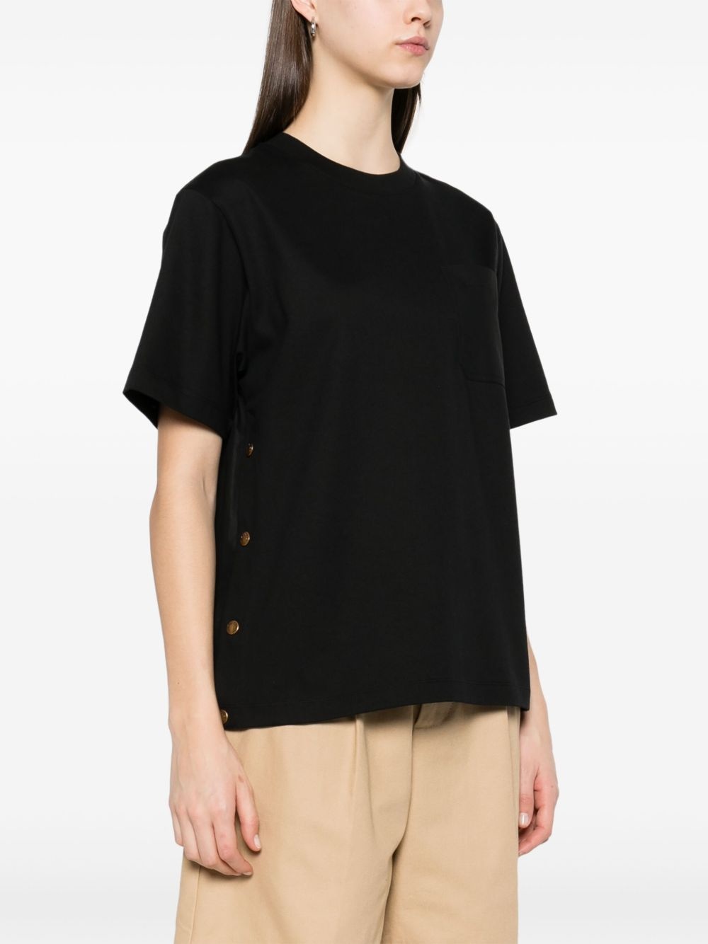patch-pocket cotton T-shirt - 3