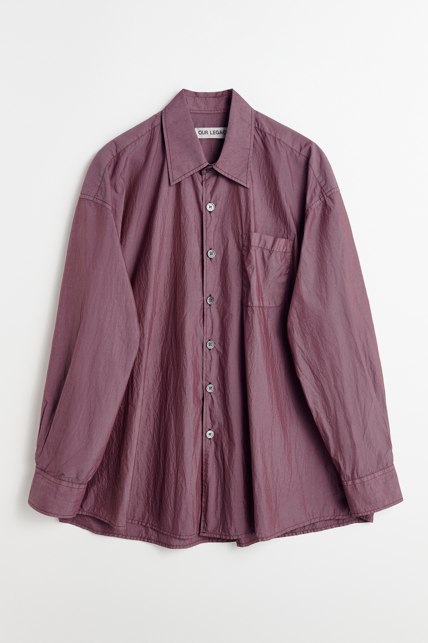 Borrowed Shirt Raspberry Parachute Poplin - 1