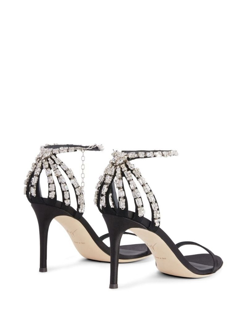 Adele crystal 85mm sandals - 3