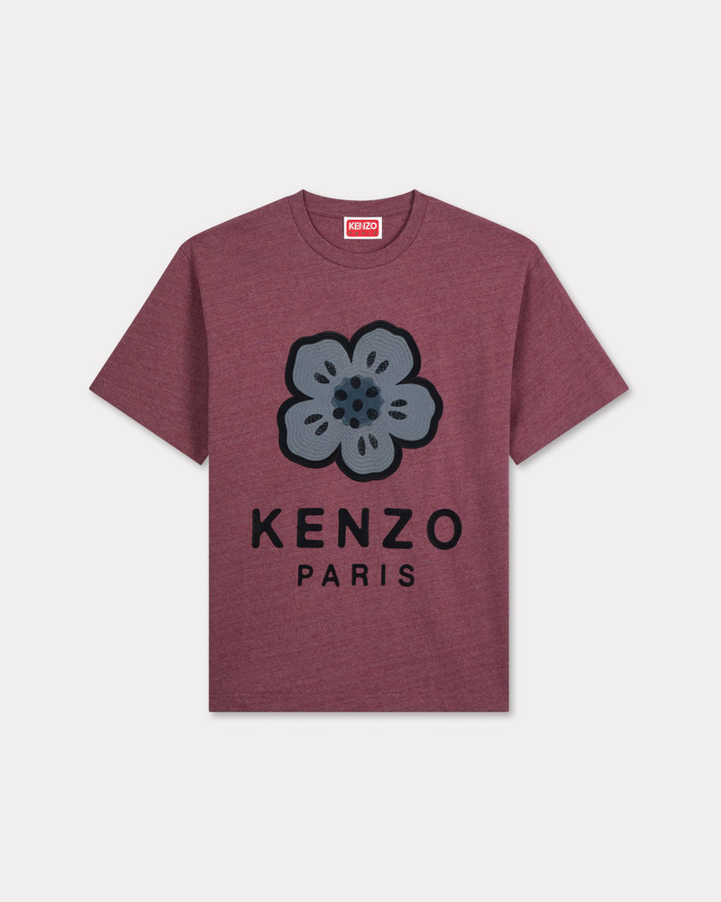 'Boke Flower' embroidered oversized T-shirt in heavy cotton 1