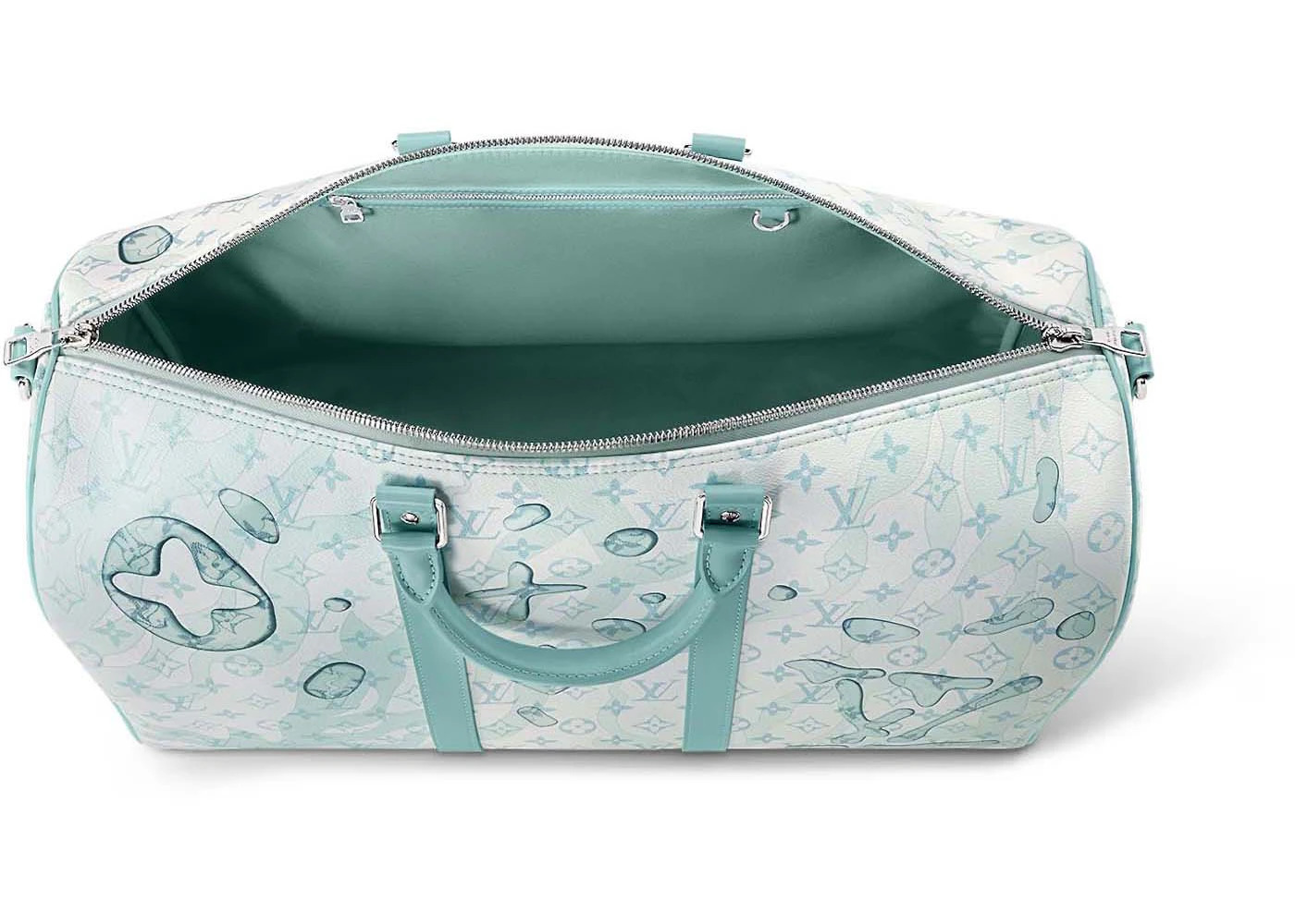 Louis Vuitton Keepall Bandouliere 50 Crystal Blue - 3