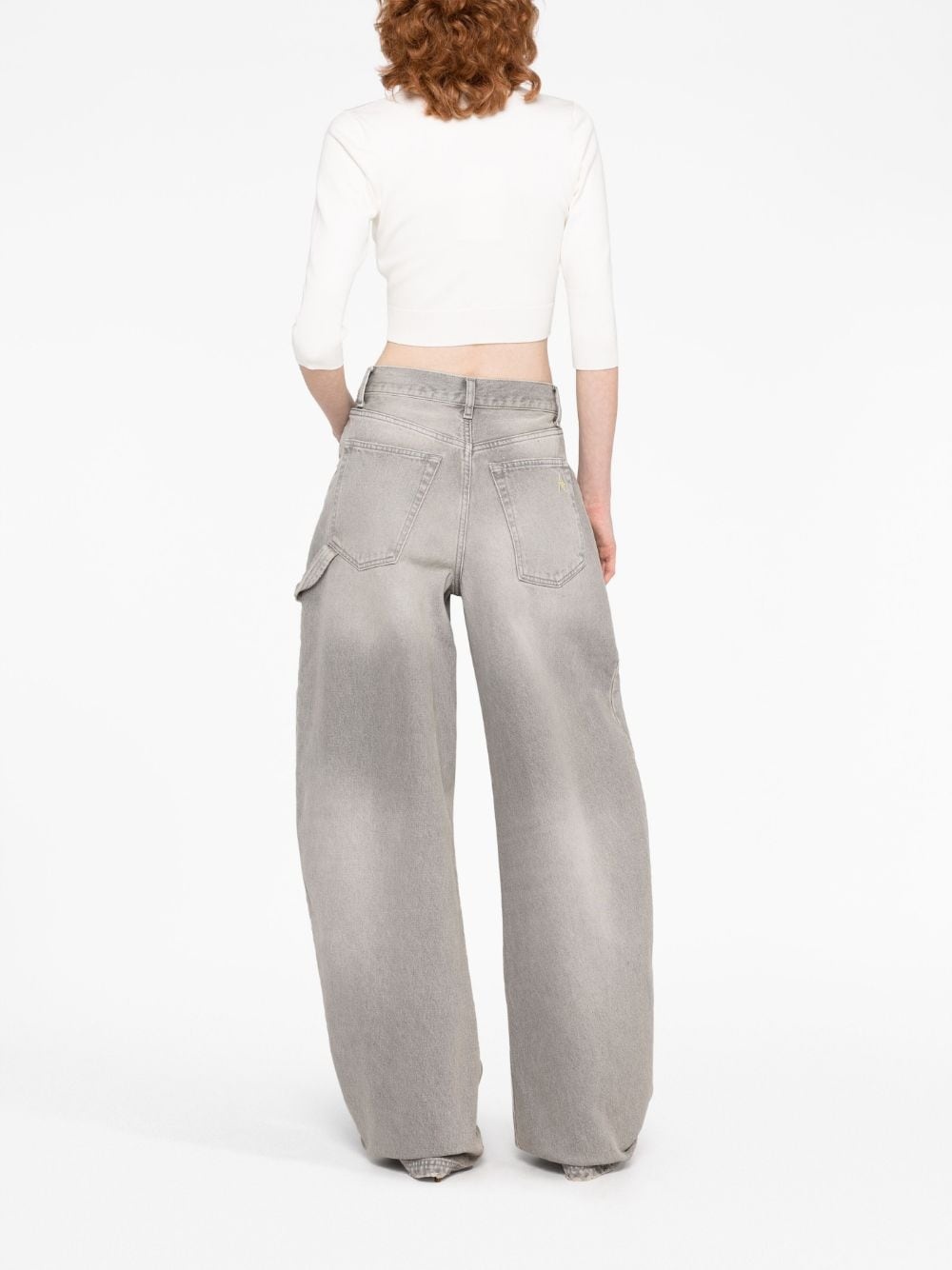 pussybow cut-out top - 4