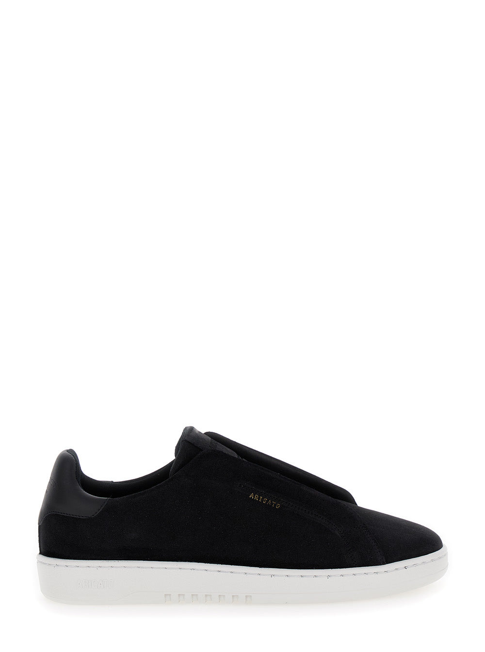 Axel Arigato Men 'Dice Laceless' Black Low Top Slip-On Sneakers In Suede Man - 1