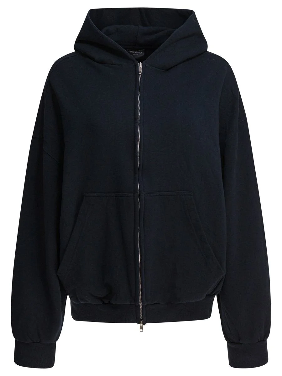 Balenciaga "Flipped" Zippered Sweatshirt - 1