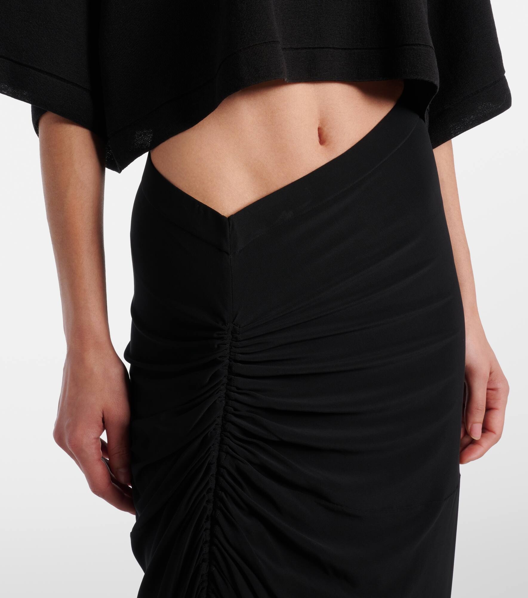 Gathered maxi skirt - 4