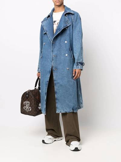 Diesel D-Delirious denim trench coat outlook