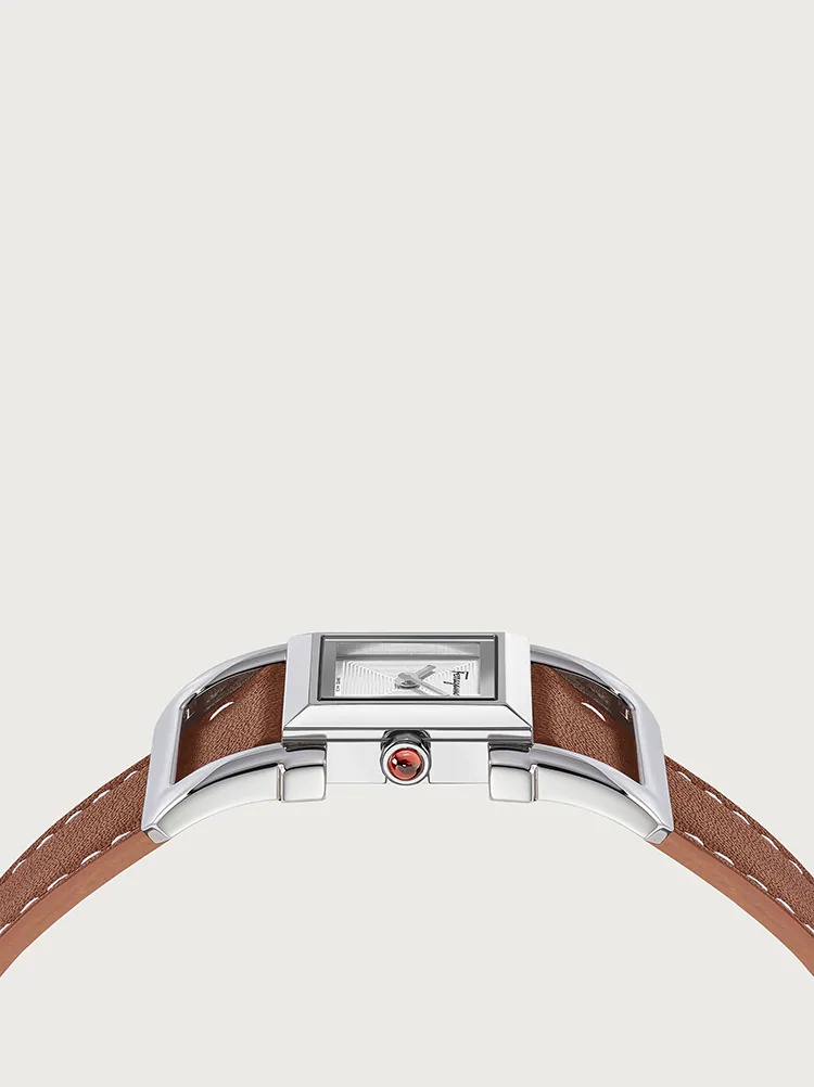 FERRAGAMO SQUARE INGOT WATCH - 3