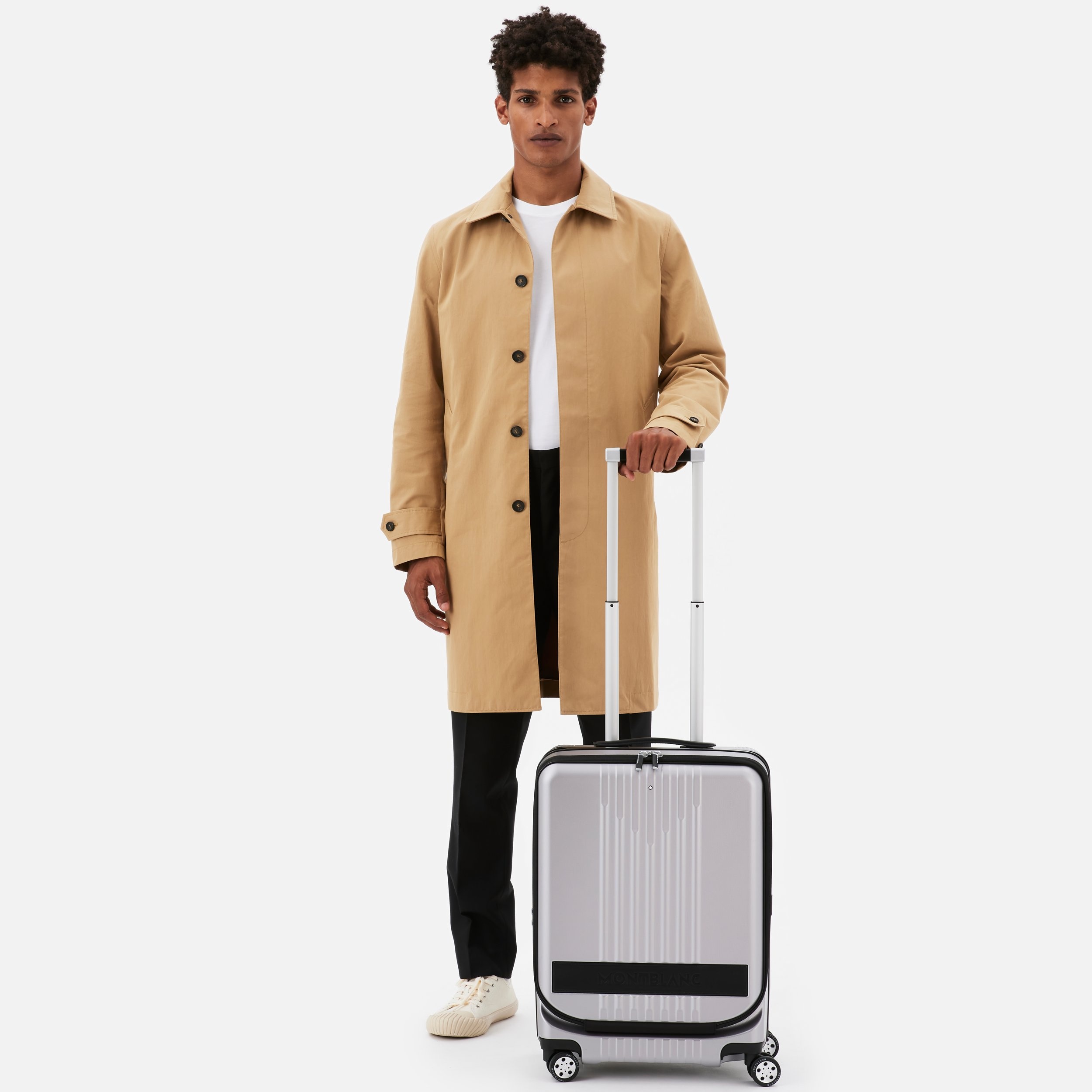 #MY4810 carry-on Luggage with front pocket - 2