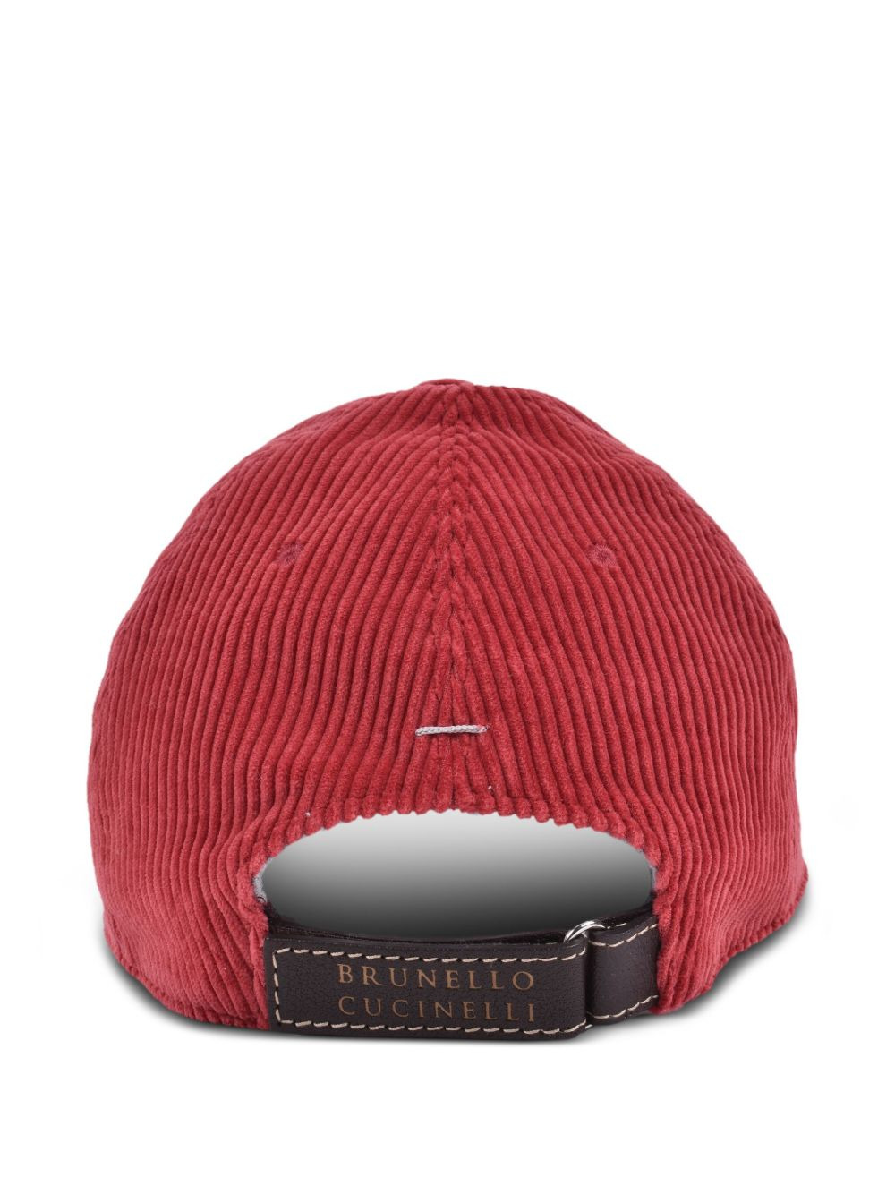embroidered corduroy cap - 2