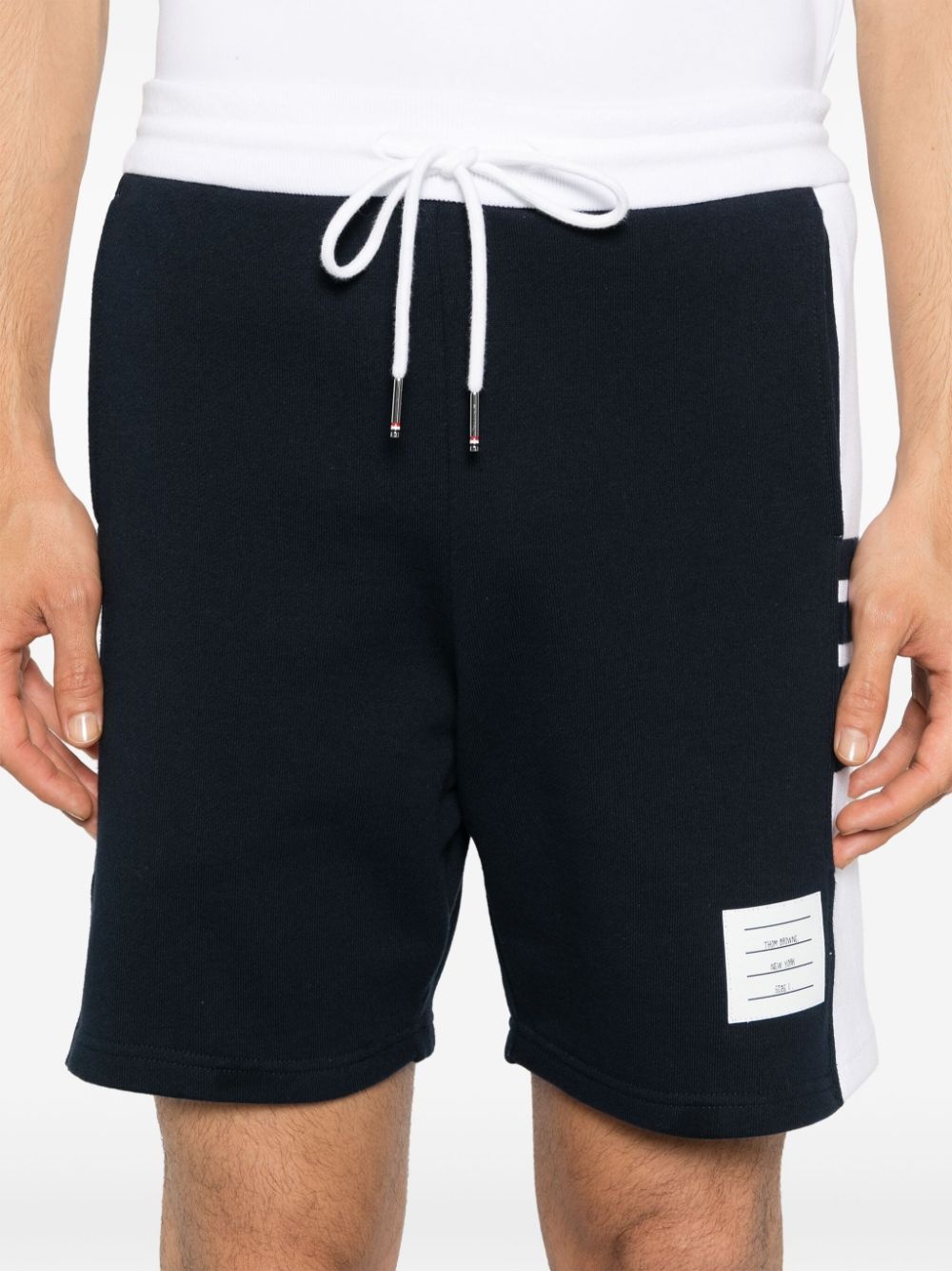mid-rise track shorts - 5