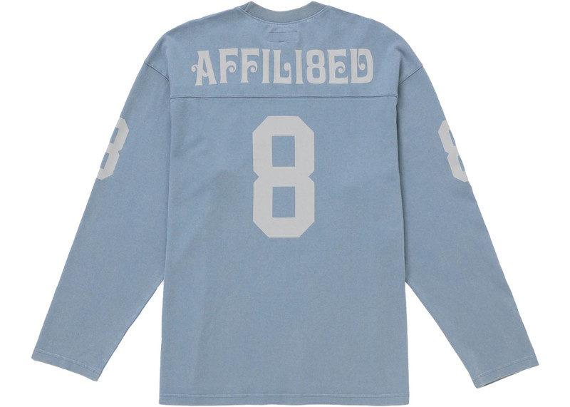 Supreme Supreme Affiliated L/S Football Top Dusty Blue outlook