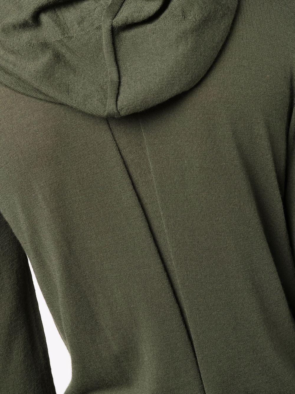 longline wool hoodie - 5